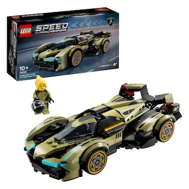 Lego Speed Champions Lamborghini Lambo V12 Vision GT Super Car Building Block Toys Set 76923