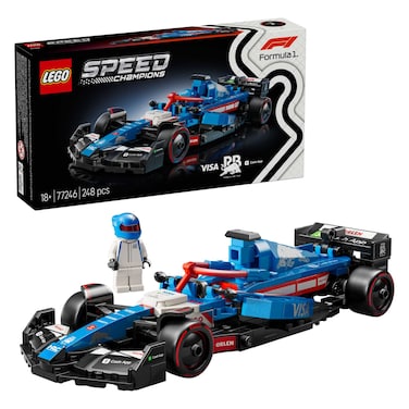 Lego Speed Champions Visa Cash App RB VCARB 01 F1 Race Car Vehicle Building Block Toys Kit 77246