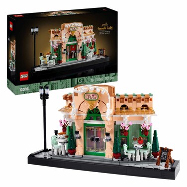 Lego Icons French Caf&eacute; Paris Bookshelf Decor Building Block Toys Set 10362