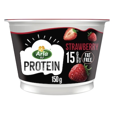 Arla Strawberry Fat Free Protein Yogurt Dessert, 150g