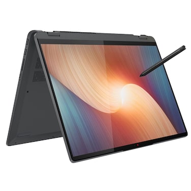 لينوفو أيديا باد فليكس 5 لابتوب  2 في 1، معالج AMD رايزن 5 5625U، ذاكرة وصول عشوائي (RAM) سعة 8 جيجابايت، قرص SSD سعة 512 جيجابايت، شاشة 14 بوصة بتقنية WUXGA IPS، بطاقة رسومات AMD راديون، نظام التشغيل ويندوز 11 هوم، ، 14ABR8 - رمادي قطبي