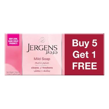 جرغنز صابون لطيف 125 غرام حزمة من 6