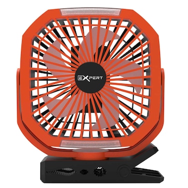 Expert USB Clip Fan, 1900RPM, Red