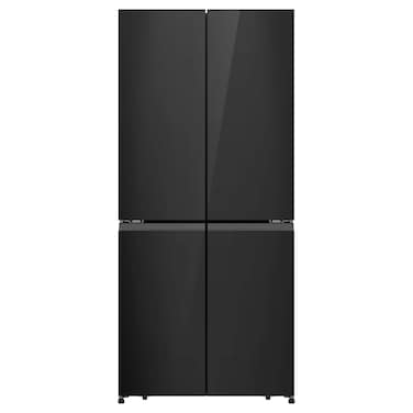 Hisense French Door Refrigerator RQ5G470SBB3, Black, 483 L, Multi Air Flow