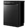 Hisense Free Standing Dishwasher HS673C90BME, 16 Place Settings, Smart Dry, Premium Black