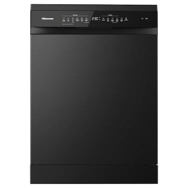 Hisense Free Standing Dishwasher HS673C90BME, 16 Place Settings, Smart Dry, Premium Black