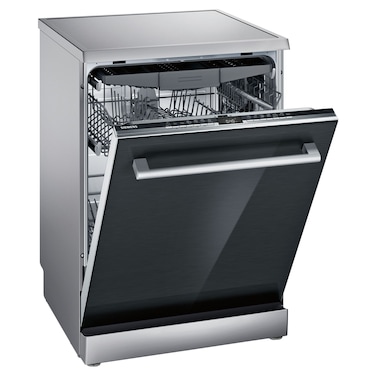 Siemens Free Standing Dishwasher SN23HB62MT, 14 Place Settings, Black