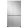 Hisense Four Door Refrigerator RS3N668SAI3, Silver, 637 L, Wi-Fi Connected