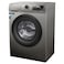 Hisense Front Load Washer WFQP7012JTP, 7 kg, Jet Wash, 1200 rpm, 15 Programs, Stainless Steel, Titanium Grey