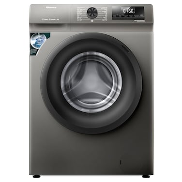 Hisense Front Load Washer WFQP7012JTP, 7 kg, Jet Wash, 1200 rpm, 15 Programs, Stainless Steel, Titanium Grey