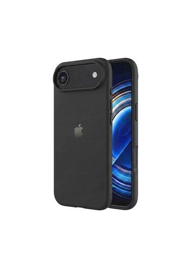 Mobcos iPhone 17 Air Black Elite Logo Premium Silicone Magnetic Wireless Charging Case for iPhone   Silky Soft Touch   Military-Grade Shockproof Protection   Strong Magnetic Compatibility   Luxury Slim Cover