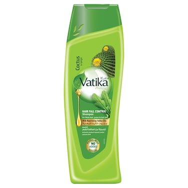 Dabur Vatika Naturals Cactus and Gergir Hairfall Control for Weak Hair Shampoo, 350ml