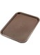 Sunnex Polypropylene Fast Food Tray - Brown 41.5 x 31cm