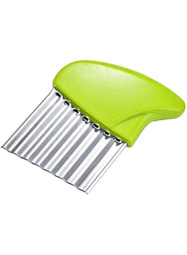 Beauenty Stainless Steel Vegetable, Fruit Crinkle Wavy Cutter Blade Knife