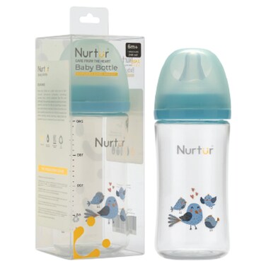 نيرتور بيبي زجاجة رضاعة  TCNR-8967-240G، 6 أشهر فأكثر، 240 ملل