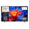 TCL 75-Inch 4K Ultra HD, Smart QLED TV, 75P8K, Black