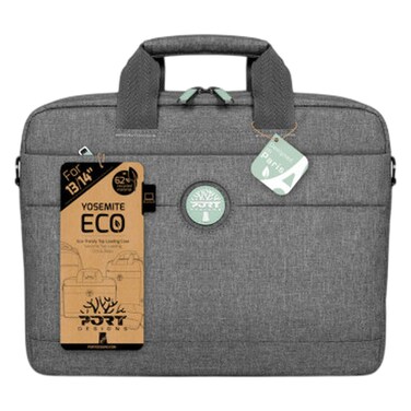 حافظة بورت يوسمايت TL لأجهزة الكمبيوتر المحمولة مقاس 13 بوصة و14 بوصة، رمادية اللون، مقاس 15.6 بوصة