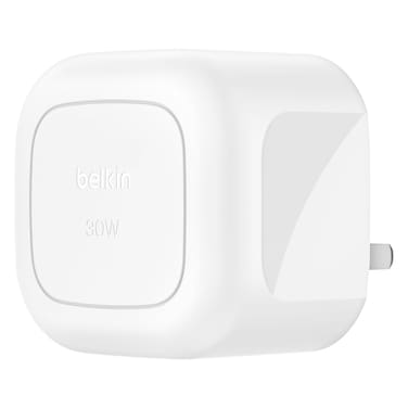 Belkin Cube Wall Charger, White, 30 W