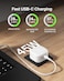 Belkin Compact Wall Charger 45W + USB-C To USB-C Cable, Fast Charging For Apple iPhone 16, 15, 14, Plus, Pro, Pro Max, Samsung Galaxy S25 Series, S24, Pixel 9, iPad, Airpods, &amp; More - White