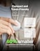 Belkin Compact Wall Charger 45W + USB-C To USB-C Cable, Fast Charging For Apple iPhone 16, 15, 14, Plus, Pro, Pro Max, Samsung Galaxy S25 Series, S24, Pixel 9, iPad, Airpods, &amp; More - White