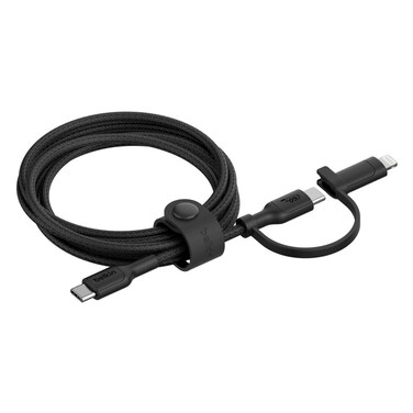 Belkin Boost 2-in-1 Data Sync and Charging Cable, Black