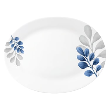 La Opala Diva Pearl Collection, Platter, Indigo Bliss, 34cm