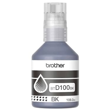 Brother BTD100BK Ink Toner Cartridge Bottle, Black, 48.8ml