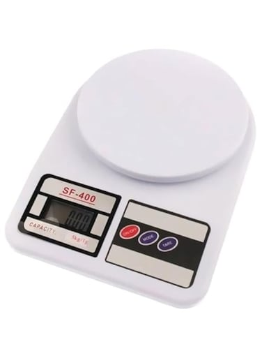 Dubai Gallery Electronic Kitchen Weighing Scale White AMZ-N29902864A