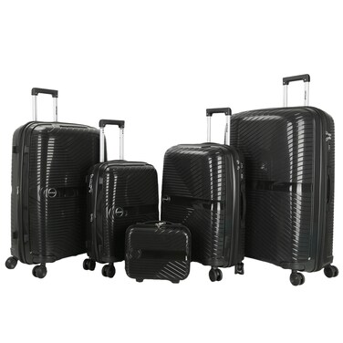 VIPTOUR Luggage Set of 5 PCS PP Softside Travel Luggage Bag With Expandable Zipper 14/20/24/28/32 Inches