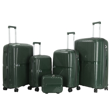 VIPTOUR Luggage Set of 5 PCS PP Softside Travel Luggage Bag With Expandable Zipper 14/20/24/28/32 Inches