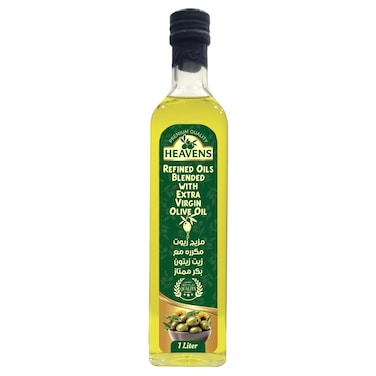 Heavens Refined Oils Blended with Extra Virgin Olive Oil, 1L