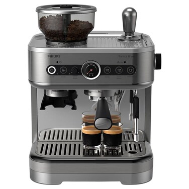 Philips Barista Brew Semi-Automatic Espresso Machine PSA3228/01, 1350 W, 2.3 L, Silver, Metal, Button Control