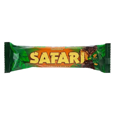 Gandour Safari Peanut Crunch Chocolate, 25g