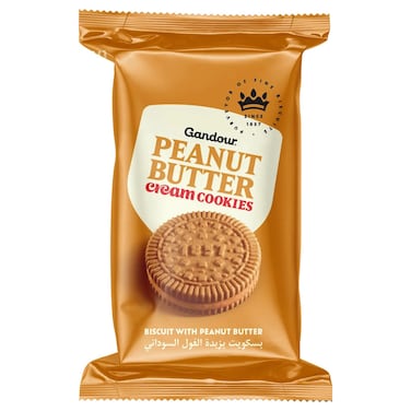 Gandour Peanut Butter Cream Cookies, 38g