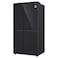 LG Side By Side Refrigerator GR-B267DBM3, Black, 650 L, DoorCooling