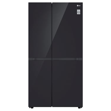 LG Side By Side Refrigerator GR-B267DBM3, Black, 650 L, DoorCooling