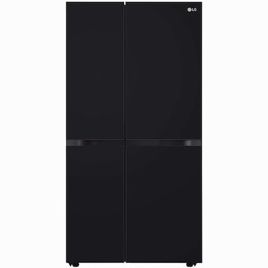 LG GR-B267DBM3 Side By Side Refrigerator, 650 L, Black, DoorCooling, Smart Inverter, 4 Doors