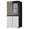 LG MoodUP InstaView French Door Refrigerator GR-A34FDMKJ, Lux Grey-Lux White, 527 L, LED Doors