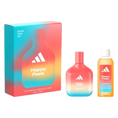 Adidas Vibes Happy Feels Eau De Parfum, 100ml + Shower Gel, 100ml