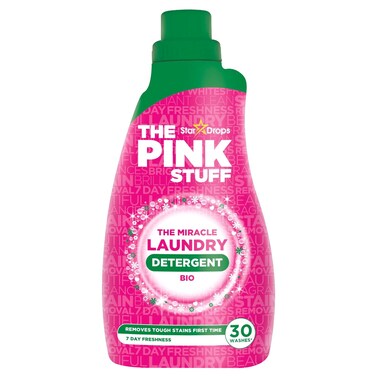 Star Drops The Pink Stuff The Miracle Bio Laundry Detergent Liquid, 960ml