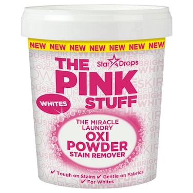 ستار دروبس ذا بينك ستاف ذا ميراكل مزيل البقع بالأوكسجين للغسيل الأبيض – مسحوق، 1 كغ