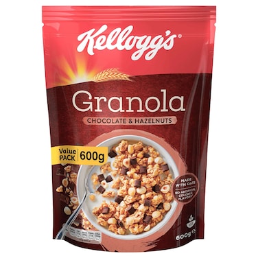 Kellogg's Chocolate and Hazelnuts Granola, 600g
