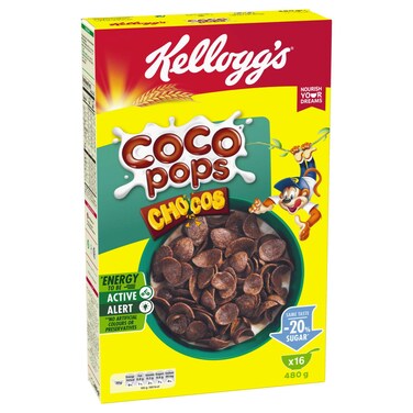 Kellogg&rsquo;s Coco Pops Chocos Cereal, 480g