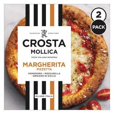 Crosta &amp; Mollica Margherita Frozen Pizzetta, 436g