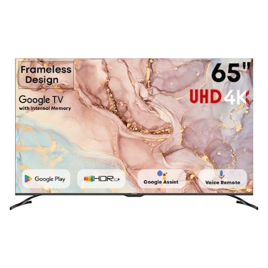 Tornado 65-Inch 4K Ultra HD, Smart LED TV, 65UA3400G, Black