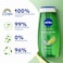 NIVEA Lemongrass &amp; Oil Shower Gel, Caring Oil Pearls, Lemongrass Scent, 250ml Pack of 3