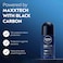 NIVEA MEN DEEP MaxxTech 72h Black Carbon Antiperspirant for Men, Roll-on 50ml Pack of 2