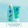 NIVEA Purifying Cleansing Face Wash, Combination Skin with Ocean Algae, 2x150ml