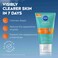 NIVEA Clear Up Deep Pore Cleanser Face Wash for Acne-Prone Skin, 150ml Pack of 2
