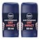 NIVEA MEN Dry Impact Anti-Perspirant Deodorant 48h Protection, Stick 50ml Pack of 2